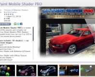 Car Paint Mobile Shader PRO v1.4