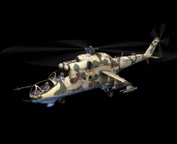 俄罗斯mi-8直升机 3dmax