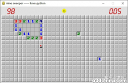 Python游戏开发，pygame模块，Python实现扫雷小游戏