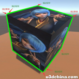 【Unity3D】基于模板测试和顶点膨胀的描边方法