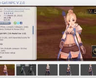 unity3D 角色模型包 Blade Girl NPC v2.0 最新版