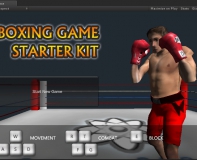 Unity3D 擂台拳击游戏源码Boxing game starter kit