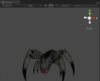 吸血蜘蛛UNITY3D模型