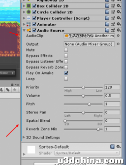 Unity教程2D入门:18 音效Audio