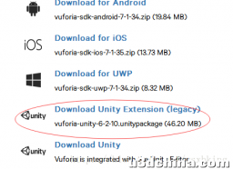 unity AR 教程